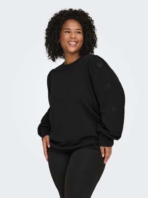CARFEMME PUFF EMBROIDERY - Sweatshirt - black