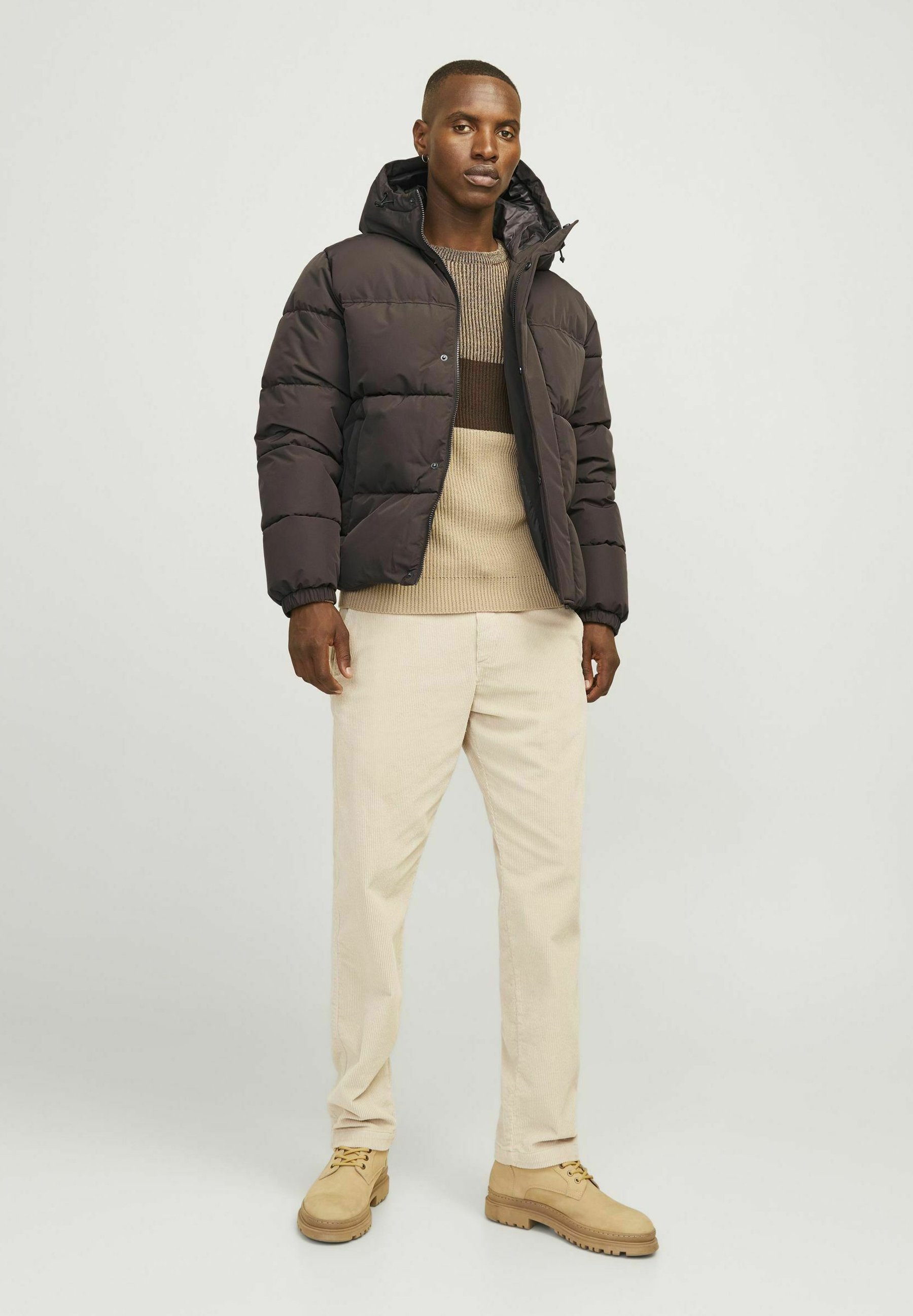Jack & Jones JJEBRADLEY - Winter jacket - mulch/dark brown - Zalando
