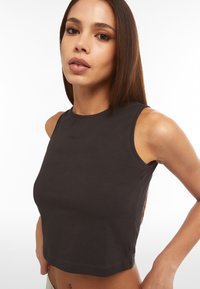 Freddy CROP  SLIM FIT czarny melanż