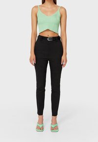 Stradivarius Pantalon classique - black