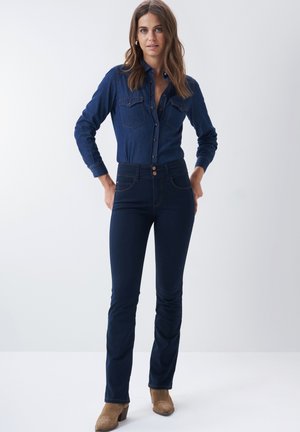 SECRET PUSH IN - Jeans Bootcut - Blue