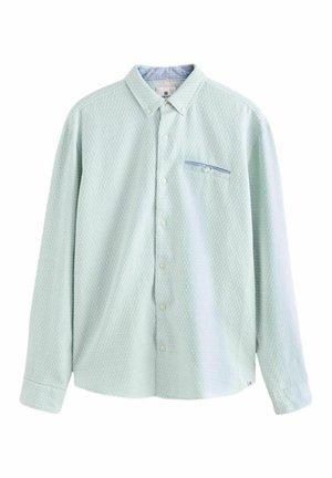 REGULAR FIT - TEXTURED LONG SLEEVE - Shirt - green