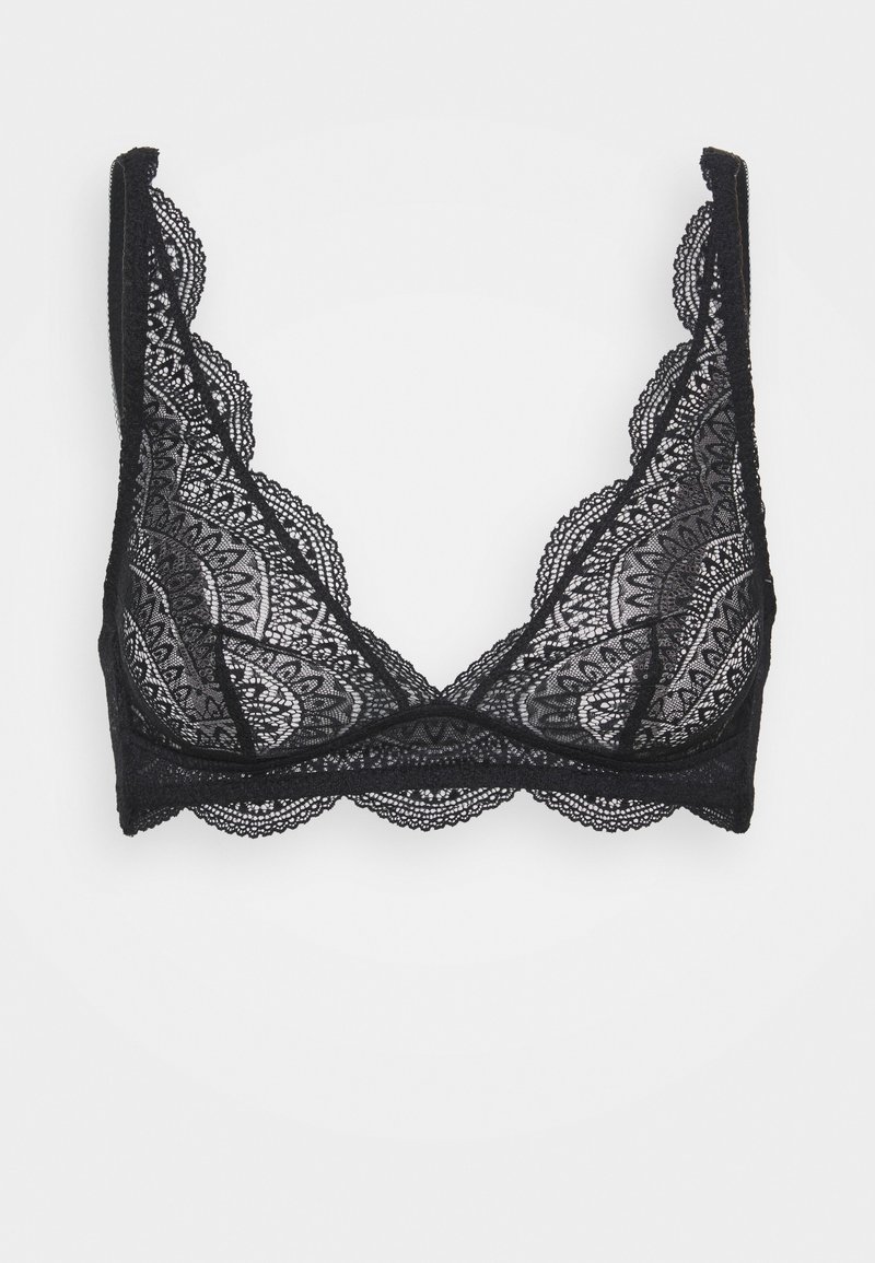 Soutien-gorge Sport Karma Wear - Yoga - Dentelle Noire Maille - Taille L