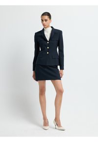adL Gonna a campana - navy blue