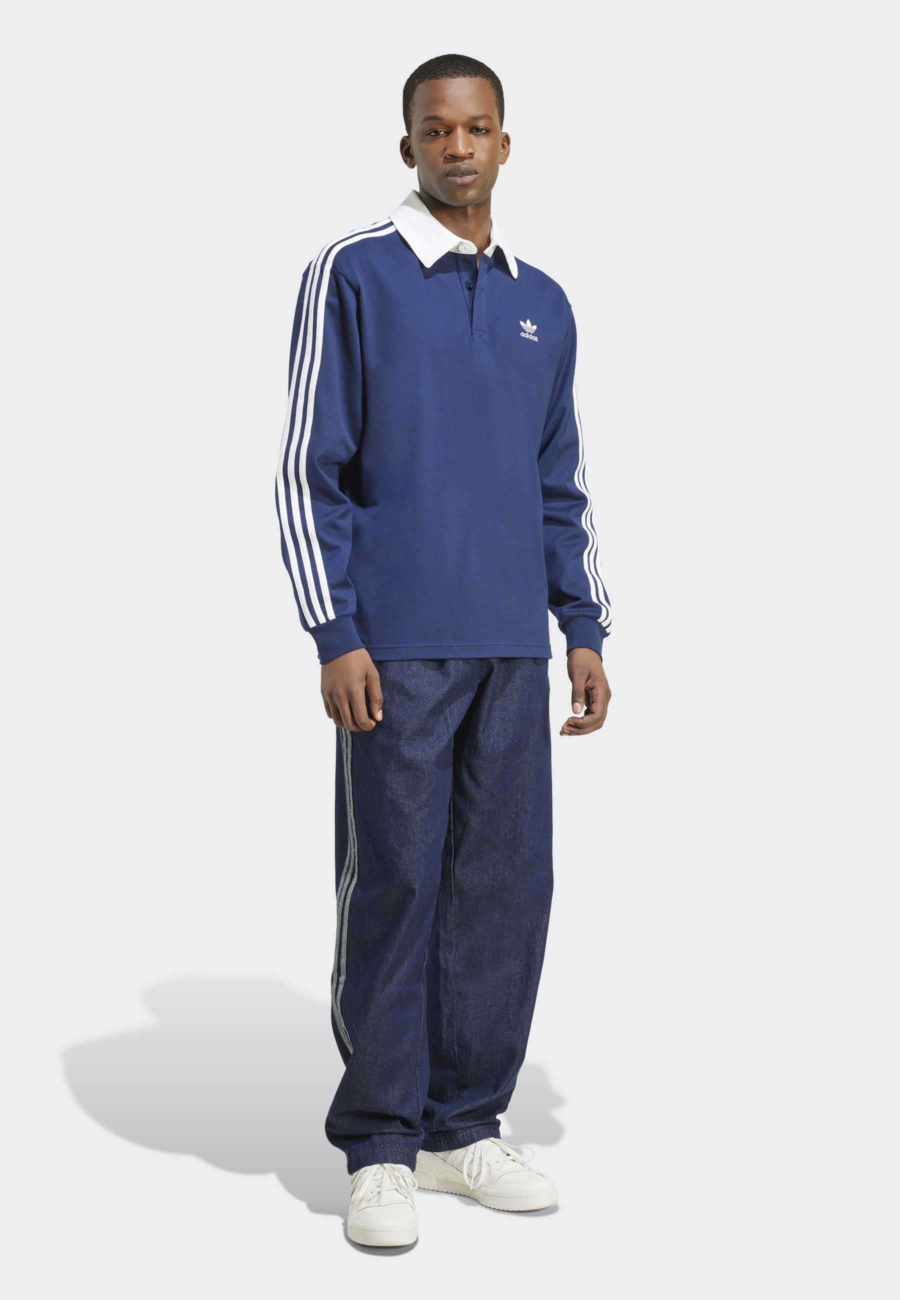 adidas Originals Long sleeved top - night indigo white/blue