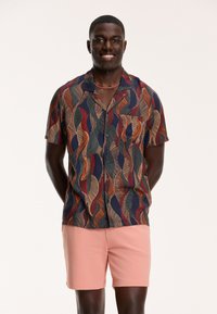 Shiwi LEAVES - Srajca - black multicolor