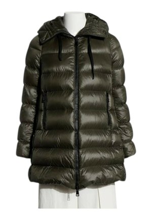 MONCLER HOOD PUFFER KHAKI - Abrigo de plumas - khaki