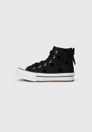 CHUCK TAYLOR ALL STAR EVA LIFT UNISEX - Korkeavartiset tennarit - black/white