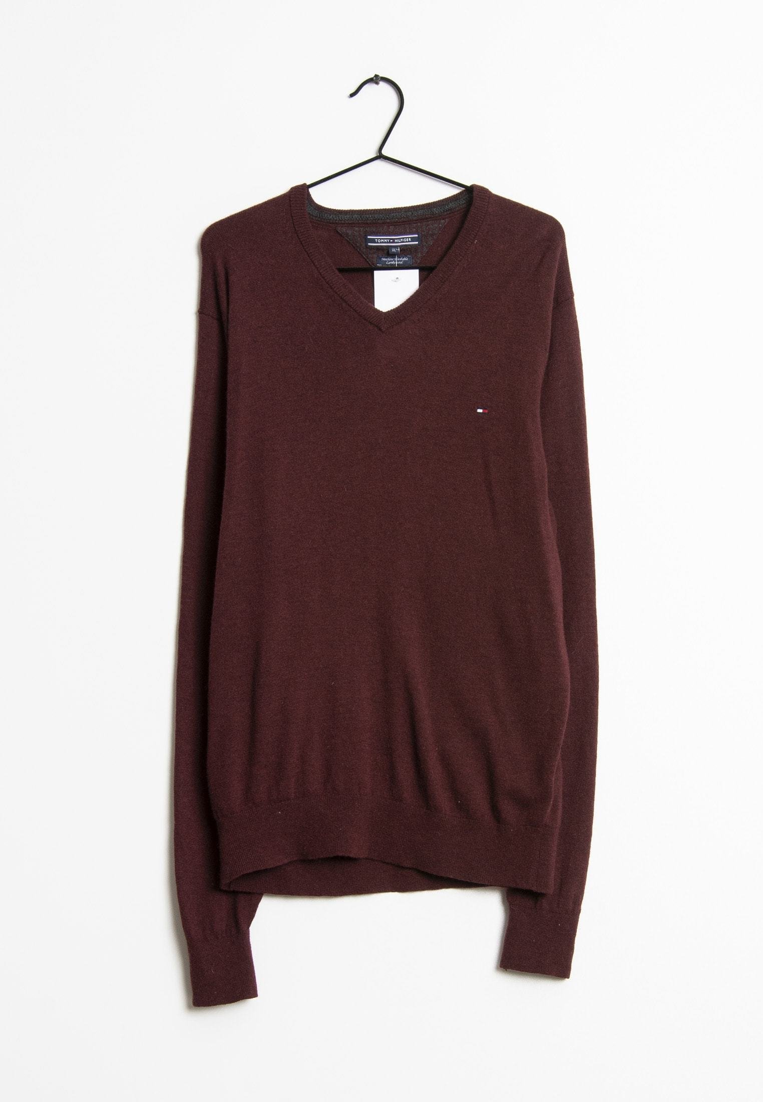 tommy hilfiger rot pullover
