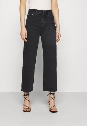 Straight leg jeans - black
