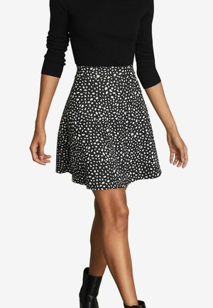 REGULAR FIT - A-line skirt - black