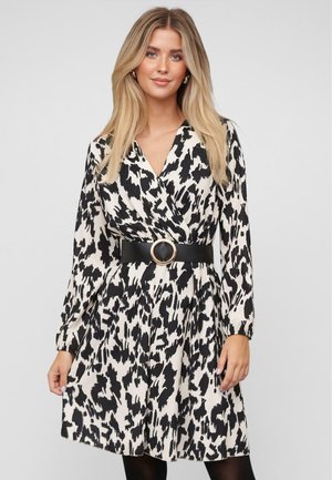 LONGSLEEVE  - Vestito casual - black beige