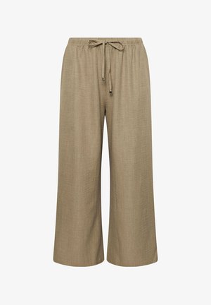 Yours Clothing WIDE - Broek - light brown