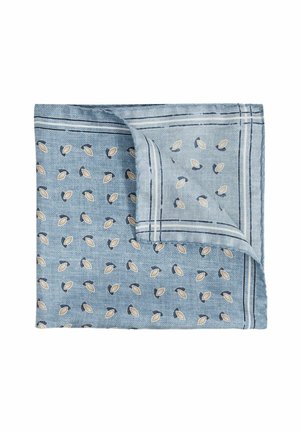 ENRICO ALMOND  - Einstecktuch - soft blue melange