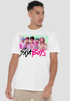 K-POP DEMON HUNTERS - SAJA PHOTO FRAME - Print T-shirt - white