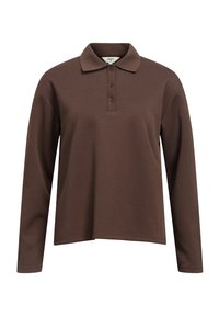 OBJMILLIE L/S LO  E AW FAIR 24 - T-shirt à manches longues - seal brown