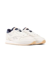 Reebok Classic CLASSIC LEATHER PREMIUM UNISEX - Αθλητικά παπούτσια - chalk vector navy grey