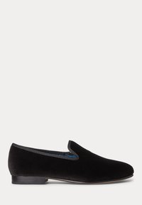 PAXTON VELVET SLIPPER - Instappers - black