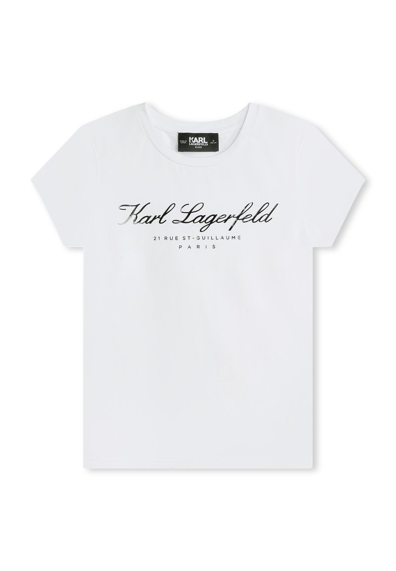 KARL LAGERFELD KIDS T-shirt print wit KARL LAGERFELD KIDS T-shirt print wit
