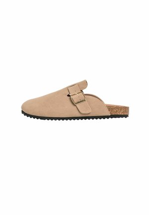 REGULAR FIT - BUCKLE  COMFORT  - Papuci - brown