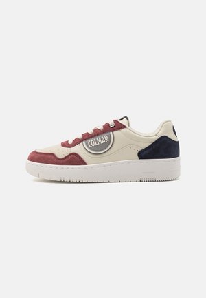 AUSTIN CHOICE - Baskets basses - off-white/navy/burgundy