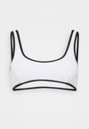 THE 90S DUO CROP - Gornji dio bikinija - white/black