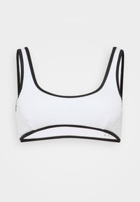 THE 90S DUO CROP - Bikinitopp - white/black