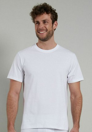 RUNDHALS 4 STÜCK - Basic T-shirt - schwarz   weiß