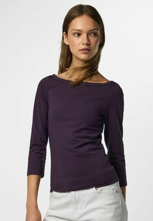 Pieces, PCPHOEBE BOATNECK 3/4 SLEEVED TOP - Longsleeve - plum perfect