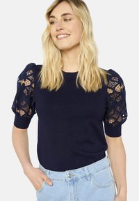 LolaLiza Apdrukāts T-krekls - navy basic
