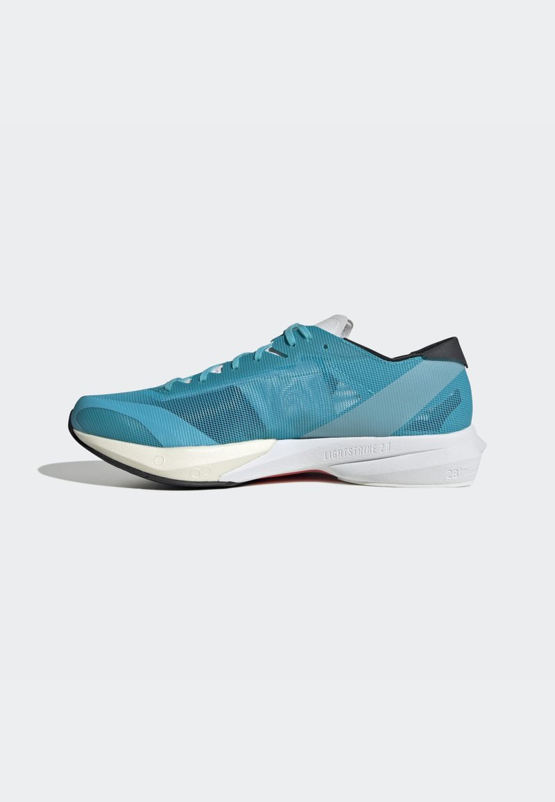 adidas Performance ADIZERO ADIOS 8 - Sapatos para corrida em estrada - lucid cyan/footwear white/bright red