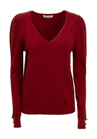 INFLUENCER PUFFED SLEEVES - Strickpullover - cognac