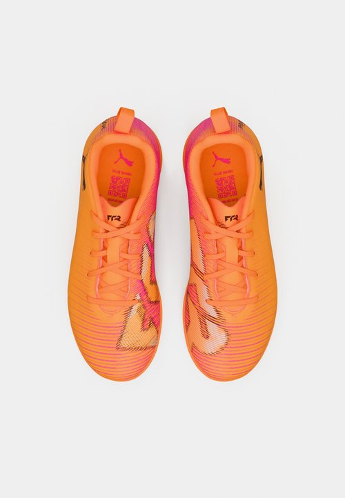 PUMA FUTURE 8 PLAY IT JR UNISEX - Indoor football boots - heat fire/black/ravish — photo 5