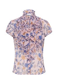 LILJA CRINKLE - Blúz - pink nectar romantic flowers