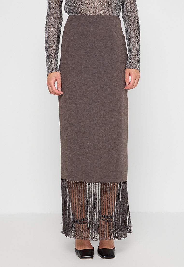 Nanushka Maxirok donkergrijs Nanushka Maxirok donkergrijs