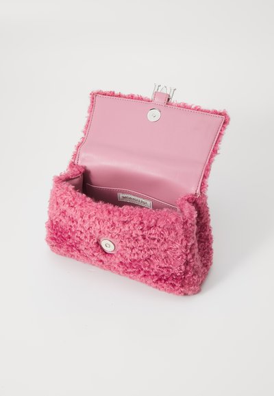 Monnalisa BORSA PELUCHE CURLY PELUC UNISEX - Ručna torba - blush rose