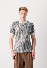 Scotch & Soda MICRO ALLOVER PRINT REGULAR FIT - Polo - navy