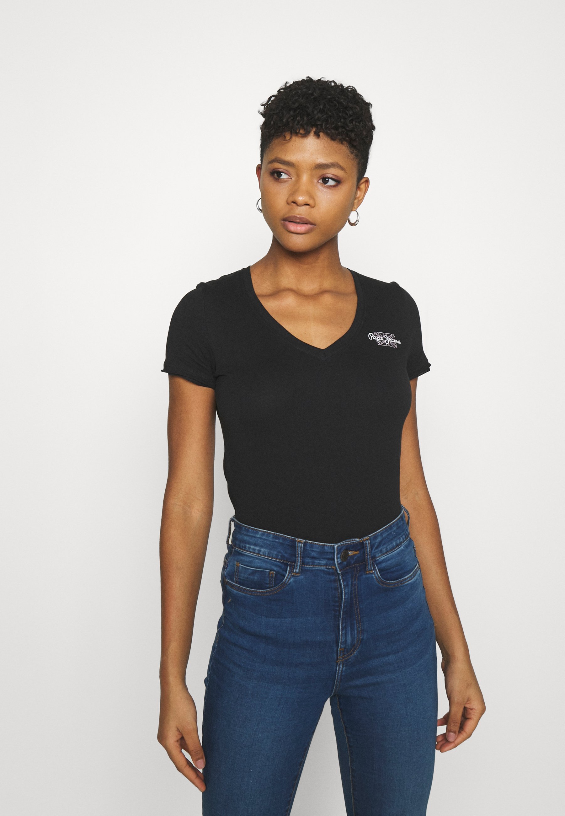 Pepe Jeans Basic T-shirt - black 