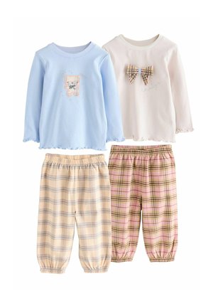 REGULAR FIT - 2 PACK   - Pidžamas komplekts - check bow   bear