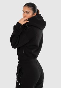 Smilodox Felpa con zip - schwarz