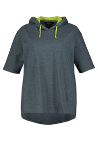 Ulla Popken Felpa con cappuccio - mottled grey