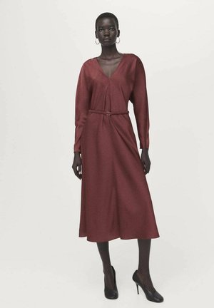 Vestido informal - bordeaux