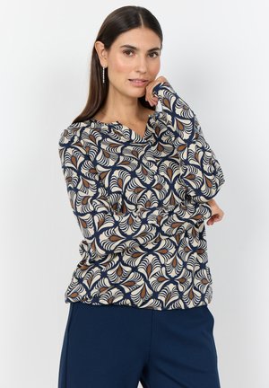 SC-FELICITY - Langarmshirt - marine beige
