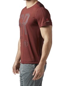 Reebok Printtipaita - dark red