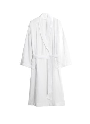 Marks & Spencer MUSLIN DOBBY  - Morgonrock - white