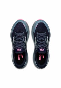 Brooks DIVIDE 5 - Bėgimo bateliai, skirti nelygiam paviršiui - peacoat black pink