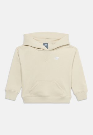New Balance, SMALL LOGO HOODIE - Kapuzenpullover - beige
