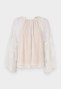 DELIA RUFFLE TUNIC - Blúz - off white