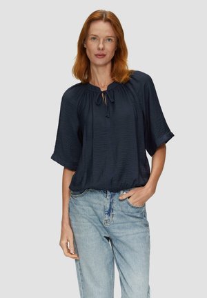 SHAPE MET ELASTISCHE ZOOM - Blouse - navy