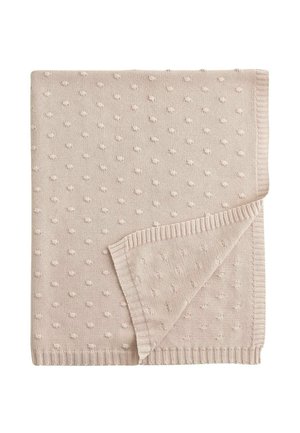 Next, BABY BOBBLE BLANKET - Mullwindel - mink brown
